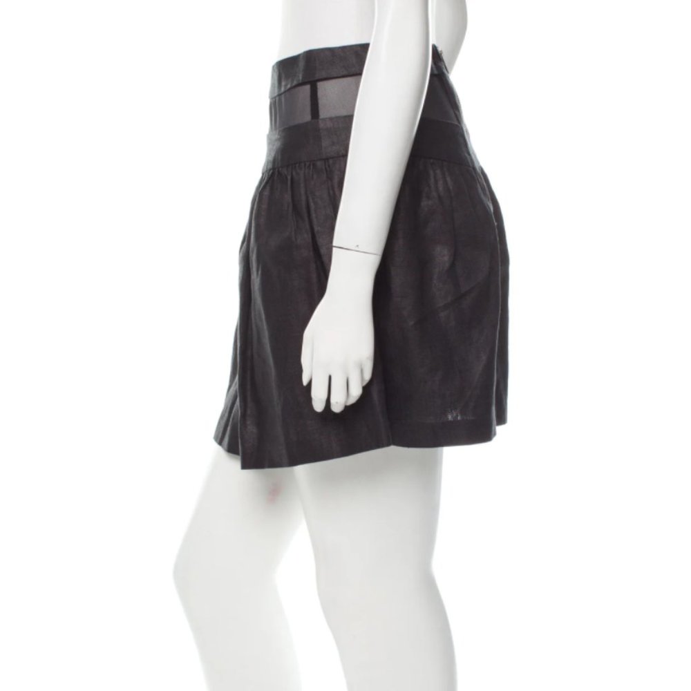 NOMIA Mesh-Paneled Mini Skirt - Picture 2 of 5